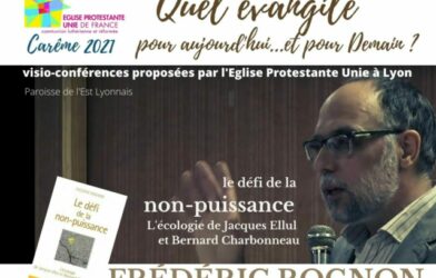 L&rsquo;écologie d&rsquo;Ellul et Charbonnot, conférence de Frédéric Rognon
