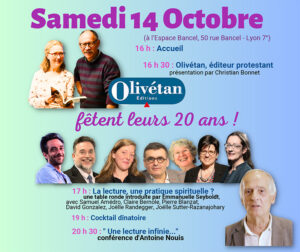 Olivétan, 20 ans