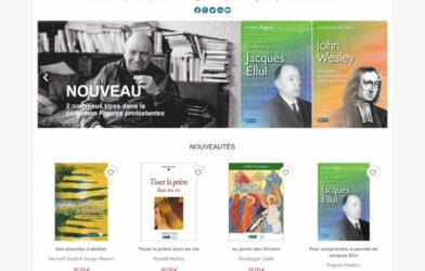 Nouveau site web pour les éditions Olivétan
