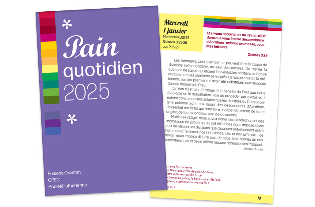 Pain quotidien : méditations quotidiennes de la Bible