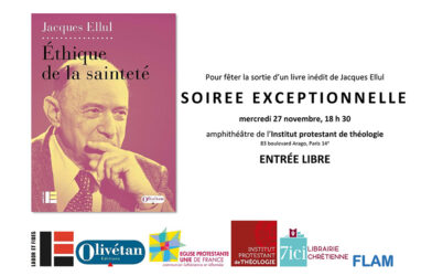 « Éthique de la sainteté », un inédit d’Ellul