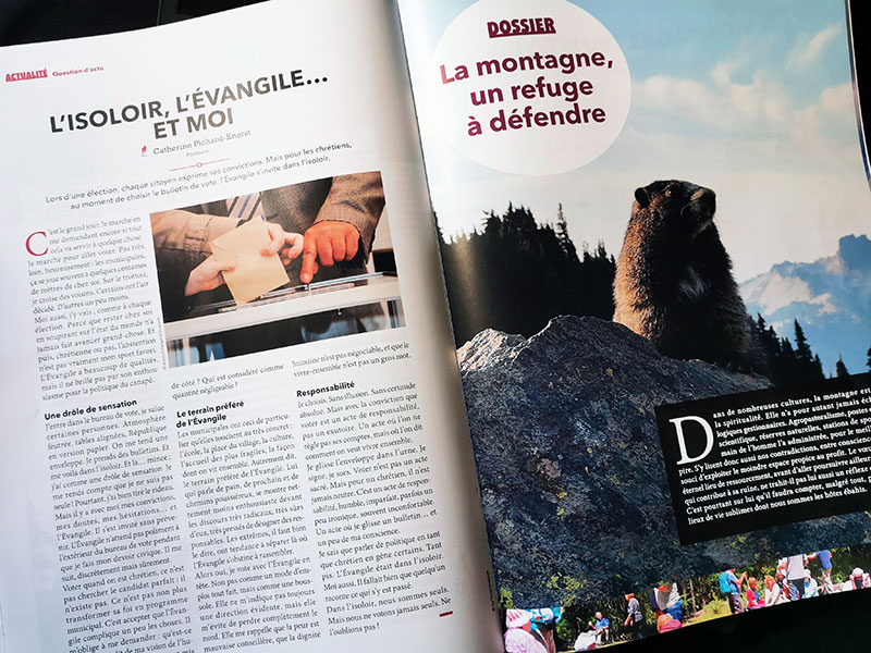 A la une de la presse régionale protestante