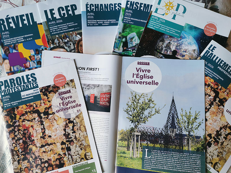A la une de la presse régionale protestante